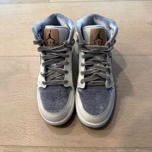 Adidas Gray and White Sneakers